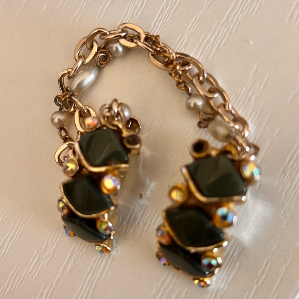 Vintage Sweater Clip   Double Brooch - Picture 2 of 14